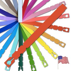 TAGKRAFTERS 9" x 3/4" Orange - 1,000 Pcs - Plastic Plant Tags and Labels - Wrap Around Thermal Plastic - Nursery Garden Tree Labels | Made in The USA |