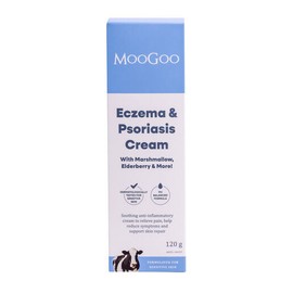 MooGoo Eczema & Psoriasis Cream With Marshmallow, Elderberry & More 120g