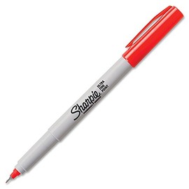 Ultra Fine Tip, Red, Sharpie Permanent Markers, 2 Packs of 12-Count (Total of 24 Markers)