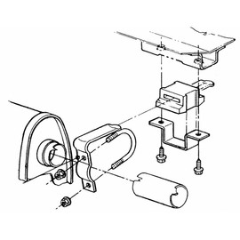 Inline Tube Replacement For (C-5-3) Compatible With 1970-81 Camaro Firebird Rear Exhaust Muffler Tail Pipe Hanger Bracket Clamp