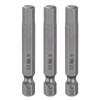 sourcing map 3pcs H6.0 Hex Head Drill Bit Wrench 6mm