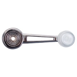 TRQ Window Crank Handle Chrome & Clear Compatible with 73-89 Ford 73-79 Mercury