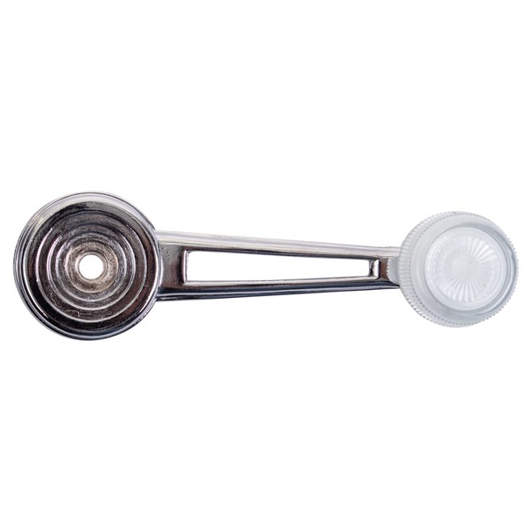 TRQ Window Crank Handle Chrome & Clear Compatible with 73-89