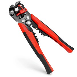 ULTRICS Automatic Wire Stripper, 3 in 1 Wire Cutters, Self-Adjusting Professional Cable Stripper Tool, AWG 10-24 Cable Cutters and Crimper, Electrical Tools and Terminal Crimper for Electricians