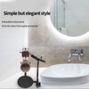 Curved Razor and Shaving Brush Stand Display Dry Brush Compatible