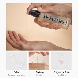 METAFORET Vegan Mucin 2x Glow Boost Serum 3.38oz 100ml / Day and Night Face Moisturizer for Dry, Sensitive, Acne Prone Skin, Dark Spot, Hydrating, Nourishing, Anti Aging, No More Snail Mucin
