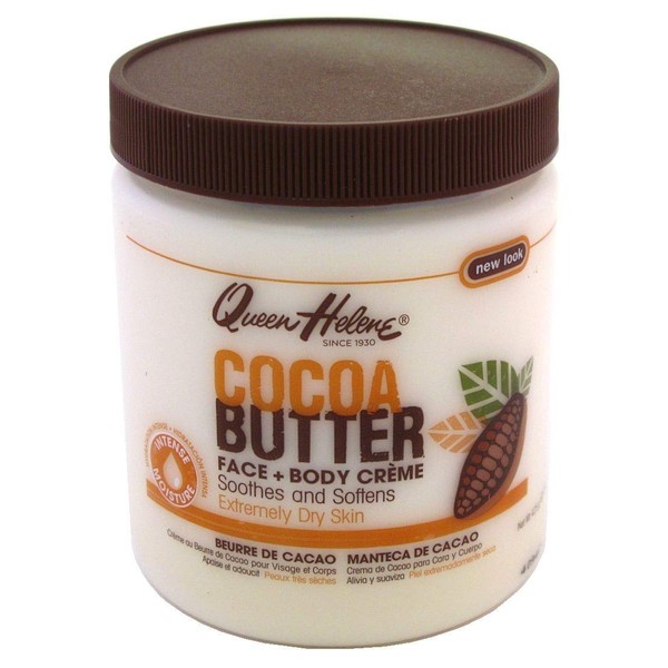 Queen Helene Jar Cream Cocoa Butter 15 Ounce (443ml) (6 Pack)