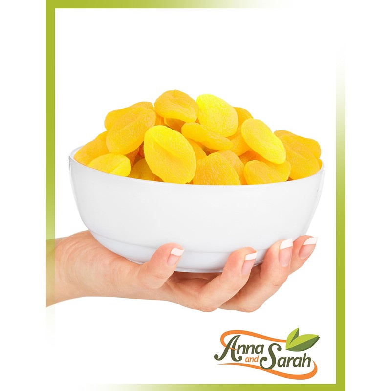 Anna and Sarah Dried Turkish Apricots in Resealable Bag, 1lb