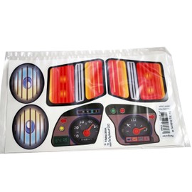 The Toy Restore Replacement Stickers Fits Little Tikes Grand Cozy Coupe Car Grey Decals