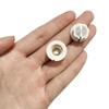 uxcell 2pcs 6.4mm Shaft Hole Potentiometer Volume Control Rotary Knobs