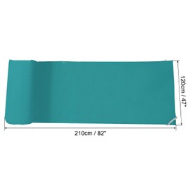 PATIKIL 210x120cm Sleeping Bag Liner Soft Lightweight Travel Camping Seat Sleep Sack Compact Sleeping Bag with Carry Bag for Adults Camping Travel Hotel Pacific Blue