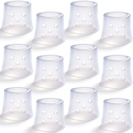 12pcs Anti Skin Picking Finger Covers, Reusable Breathable Finger Guard Caps with Air Holes, Clear Silicone Stop Nail Biting Thumb Gloves Protector for Fingertip Soreness Cuticle Protection