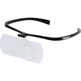 Trusco TSM2.0BK Binocular Glasses Magnifier 2x Frame Black