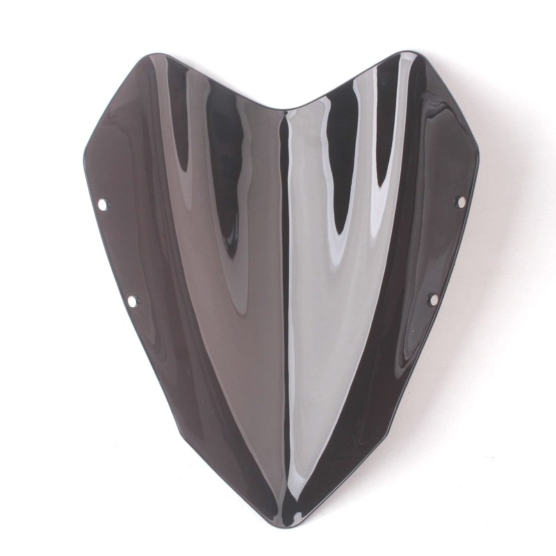 Mokuo Dark Brown Nearly Black Motorcycle Windshield Fit for Honda