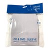 USDISC Paper Sleeves 100g No Window, Flap, White, Pack of