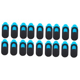 Gatuida 18pcs Webcam Cover Multi-Functional Sliding Privacy Protector for Computers Laptops and Tablets Easy to Install Material Black Prevents Monitoring