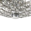 Home Decorators Barclay 2-Light Chrome and Crystal Flush Mount