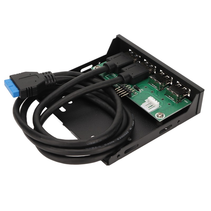 3.5 Inch Front Panel USB3.0 Hub High Speed 4 Port