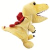 DDEMSMOE Dinosaur Hand Puppets 11.8 Inch Plush Stuffed Animals with