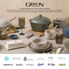 Gibson Elite Terranea Round Reactive Glaze Terra Cotta Dinnerware Set,