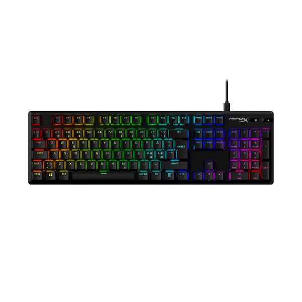 HyperX Alloy Origins PBT Mechanical Gaming Keyboard, PBT Keycaps, RGB
