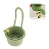 Hanging Strainer for Sink - Removable Strainer with Push Button,