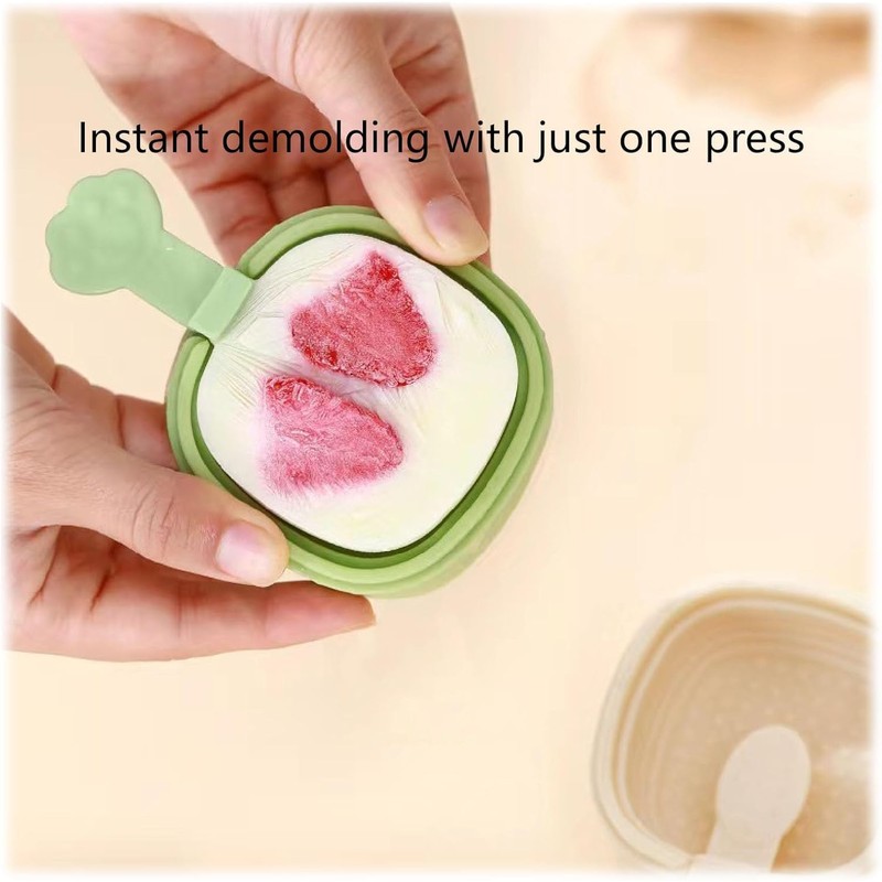 THJOPOKEEL 2Pcs Creative Multi-Layer Ice Cream Mold, Homemade Ice-Cream Mould,