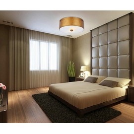 Elegant Lighting Hazen 2 Light 12 inch Vintage Gold Flush Mount