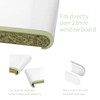 160mm White UPVC Bullnose Window Board/Cill Cover 1.25m Long 9mm