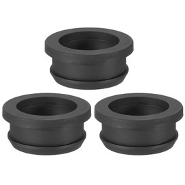 PATIKIL 30mm / 1-3/16" Drill Hole 1" Inner Diameter Rubber Grommets Wire Eyelet Ring Gasket Automotive Firewall Cable Hole Plug Wire Protection Top Hat Grommets Black