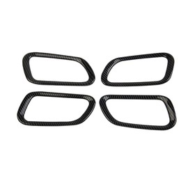TOTMOX Interior Door Handle Panel Cover Trim Compatible with Dodge Durango 2011-2020, Carbon Fiber