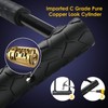 Bike U Lock,Heavy Duty Combination Bicycle u Lock Shackle 4ft