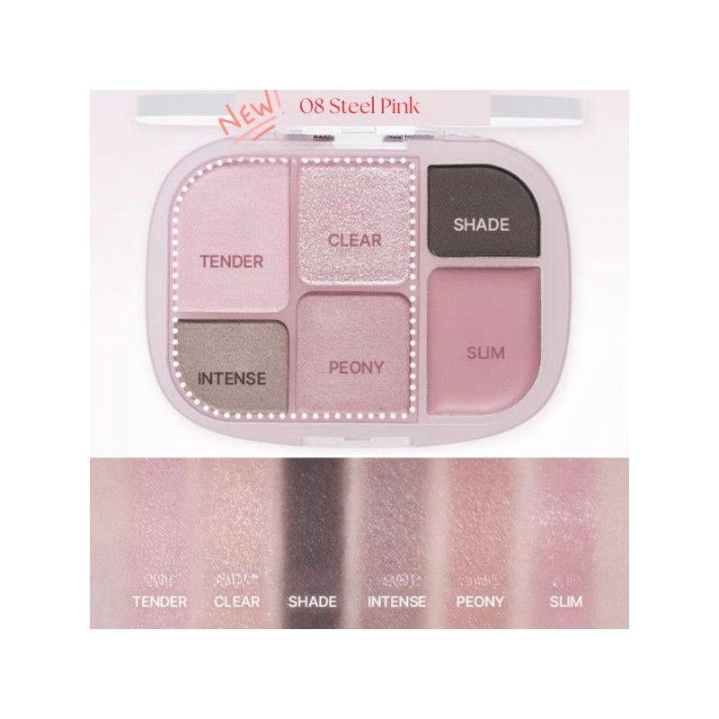 WAKEMAKE Soft Sheer Multi Palette& Brush Special Set 2items [Limited],