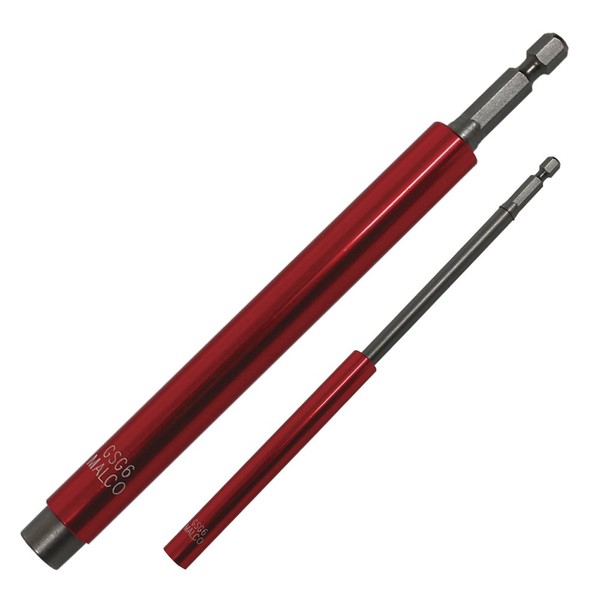 Malco GSG6 Extra-Long Magnetic Gutter Screw Guide, Red
