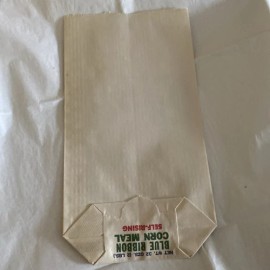 Corn Meal Paper Bag 32oz(2 Lbs) Printed On Bag. New Unused Vintage