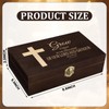 Memory Keepsake Box for Baptism Gifts Christening Wooden Gift Box
