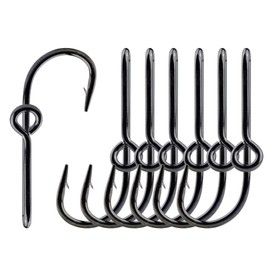 Fishing Hook Hat Pins Fishing Hook Clips,7pcs/Box Cap Hat Tie Clips for Fish Hooks Hat Gold/Silver/Black (Black - 7pcs)