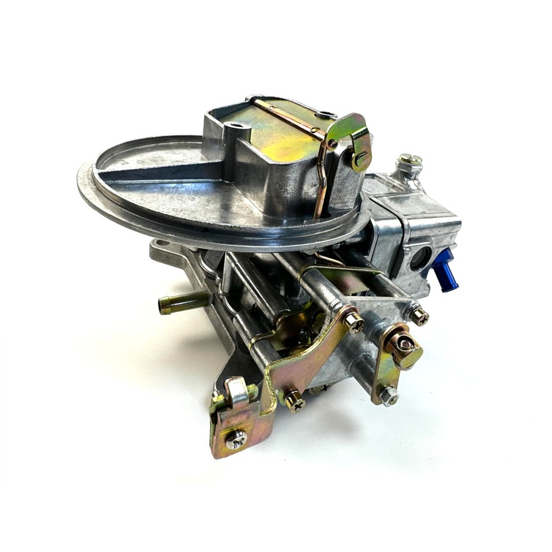 2 Barrel Carburetor 350 CFM Manual Choke silver