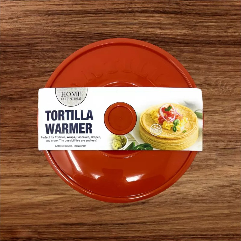 GODAGE Tortilla and Pancake Warmer with Lid, 8.5 x 2.75