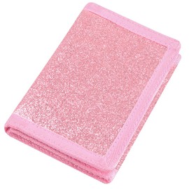 Polmmys Kids Wallet, Little Girls Wallet for Kids, Small Kids Wallet for Girls with Zipper, Teen Wallet for Teen Girls, Pink Wallet with Magic Sticker, Novelty Childrens Wallet with Coin Pocket
