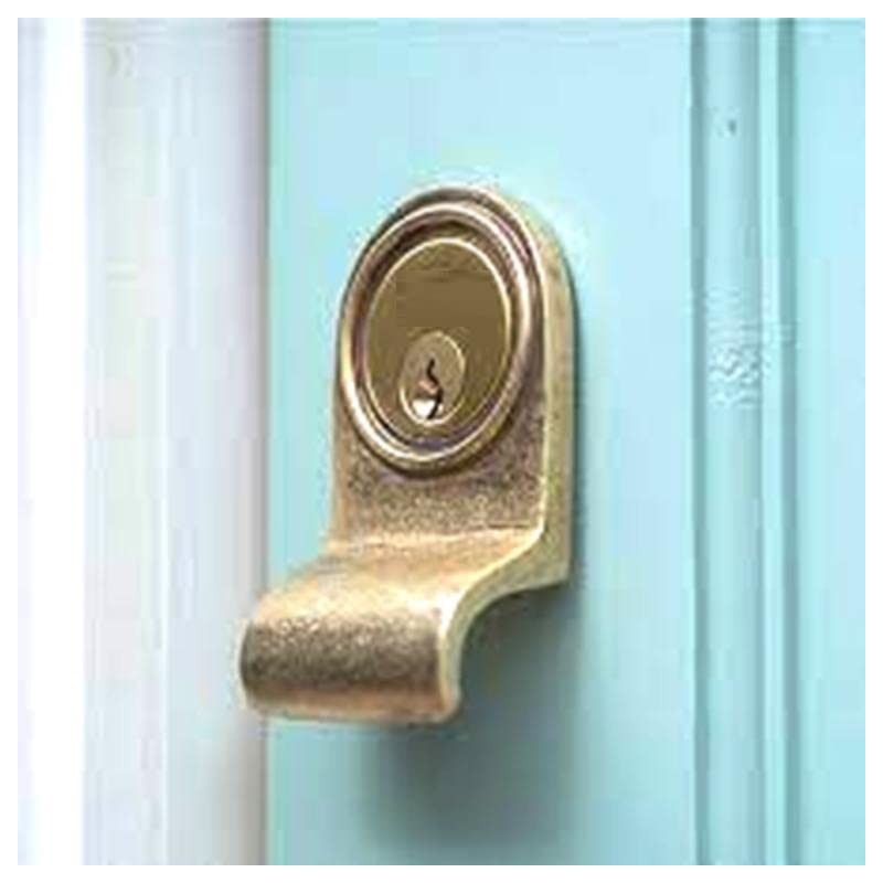 TERF® Heavy Duty Victorian Door Cylinder Latch Pull Polished Brass