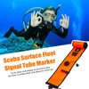 Pluzluce 6FT Dive SMB Surface Marker Buoy, High Visibility Inflatable