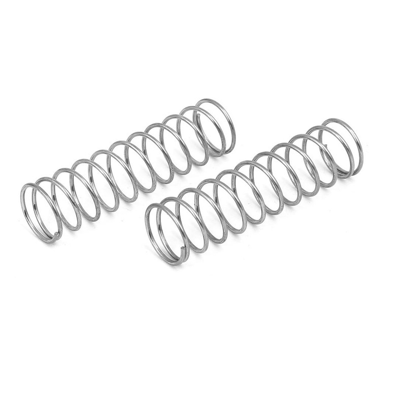 sourcingmap Compression Spring,304 Stainless Steel,14mm OD,1mm Wire Size,50mm Free Length,Silver