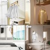 Sumnacon Stainless 2 Pcs Steel Clothes Hanger Rack-Wall Mount Garment