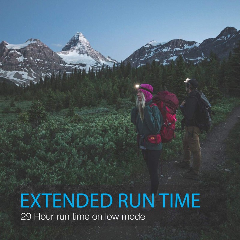 LUXPRO Waterproof LED Headlamp Bright 355 Lumens LP735