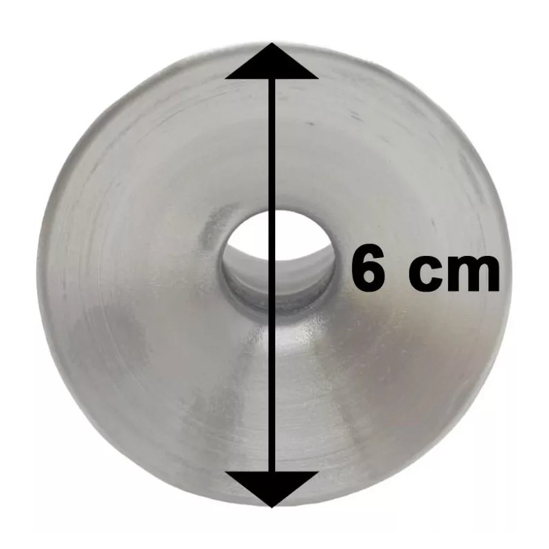 AG Estetoscopio De Pinard De Aluminio Color Plateado