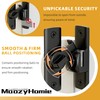 MaozyHomie Flip Door Latch, 90/180 Degree Barn Door Latch, Black