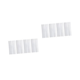 Operitacx 8 Sätze Rutschfeste Matte Wanne Bodenbelag Beleg Duschmatten für Duschen, rutschfest nicht Rutschfester Streifen im Badezimmer rutschfester Bodenaufkleber PVC Weiß