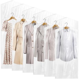 AYZTKUX 20 Pack Dry Cleaners Bags, 60x150 cm Dry Cleaning Bags, Dust-proof Dry Cleaners Plastic Bags for Clothes for Dry Cleaner, Home Storage, Travel, Moving