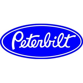 36" Wide Peterbilt in Dark Blue Diesel Tractor Truck Decal Sticker